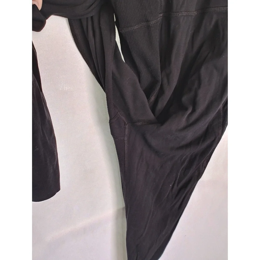 NIKE Yoga Luxe Infinalon Jumpsuit Stretch‎ Black One Piece Dry Fit CJ5272-010 M